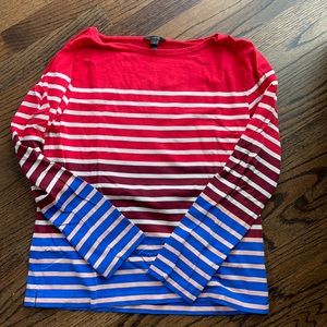 JCrew stripe long sleeve